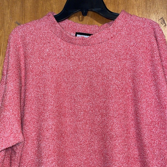 •WOOLY THREADS•RED LONG SLEEVE STADIUM PULLOVER CREWNECK TOP SIZE XXL EUC USA - Picture 4 of 11